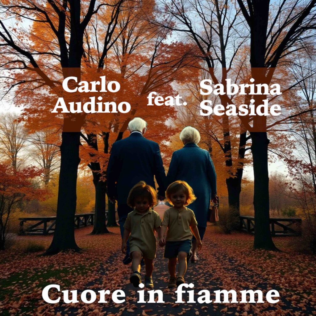 Carlo Audino - copertina "Cuore in fiamme"